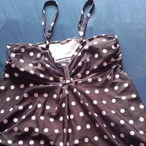 Polka Dot Sleeveless Dress